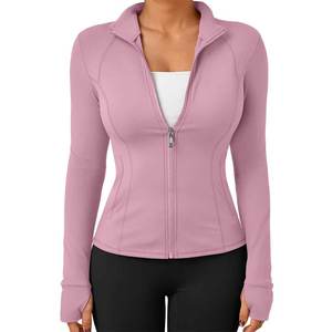 2025 nouveau Style veste de survêtement 2025 Polyester Spandex respirant élégant Look vestes de survêtement pour les femmes - Product Image 3