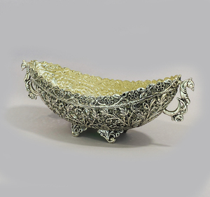 Bol de service tendance pour ustensiles de cuisine maison hôtel Restaurant Fruits secs bol de service en laiton doré vaisselle Antique bol de service - Product Image 3