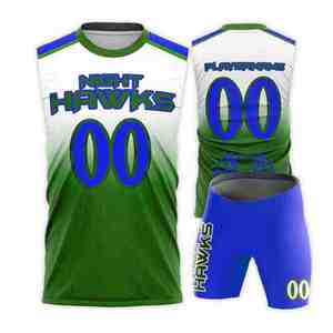 2024 Premium Custom Men's 7v7 Conjuntos de uniformes transpirables de alta calidad Precio al por mayor Diseñado y fabricado en Pakistán - Product Image 6