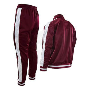 ชุดวอร์ม2ชิ้นสำหรับเล่นกีฬาของผู้ชายเสื้อแจ็กเก็ตมีซิปน้ำหนักเบาและชุดวิ่งชุดกีฬาลำลองสำหรับฝึกซ้อมวิ่งออกกำลังกายในยิม - Product Image 4