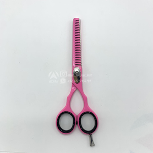 Kit de ciseaux de salon professionnel en acier inoxydable rose durable Cisaillement amincissant élégant avec bord de rasoir pour la beauté et les soins personnels - Product Image 3