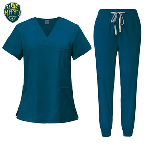 Uniformes d'infirmière en toile confortables pour gommage médical unisexe Nouveau design pour les hôpitaux et les cliniques - Product Image 6