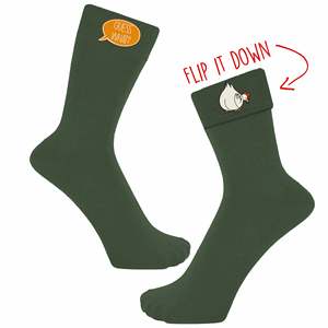 Women's for Guess Chicken Butt Flip <b>Socks</b> Cute Print <b>Breathable</b> Knitted Knee-Length Crew Custom One Fits All Summer Spring - Product Image 1