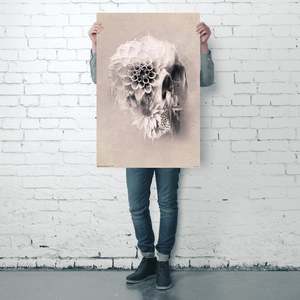 Ali Glec's Decay Skull <b>Poster</b> Wall Decor Made of Paper - Product Image 4
