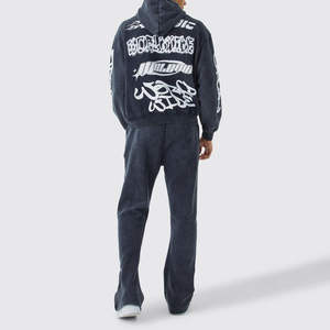 Chándal Deportivo para Hombre 2025, Nuevo Diseño, Alta Calidad, Transpirable, Manga Larga, Ropa Urbana, Servicio de Serigrafía OEM - Product Image 2