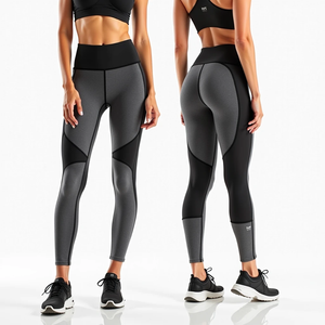 Pantalones Activewear para mujer en compresión y Dry Fit Leggings Estilo Cintura alta Ajuste para damas Entrenamiento de fitness y uso de correr - Product Image 2