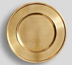 Assiette de service ronde de luxe pour la maison hôtel restaurant et vaisselle assiette de service couleur or assiette de service en métal de taille personnalisée - Product Image 4