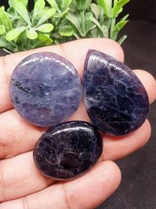 Gemmes en vrac d'iolite bleue violette naturelle de haute qualité pour bijoux faits à la main et guérison énergétique - Product Image 5