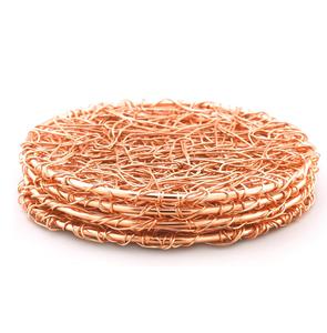 Posavasos de cobre de calidad superior, decoración de vajilla, posavasos de cobre para habitación de oficina para venta personalizada disponible a bajo costo - Product Image 4