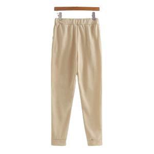 Última Llegada, Chándal Informal para Mujer, Diseño Sólido, Transpirable, 100% Algodón, Forro Polar de Invierno, Cintura Elástica, Diseño de Alta Gama, Venta al por Mayor - Product Image 4