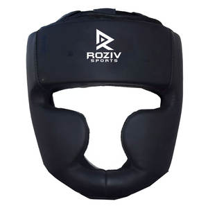 Protector de Cabeza de Boxeo Ligero de Alta Calidad con Diseño Personalizado, Visera Transparente de Cuero PU Ajustable y Personalizable para Adultos - Product Image 1