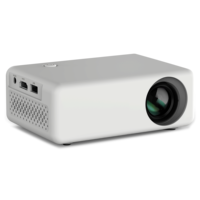 Mini projecteur LED L02 720P avec haut-parleurs intégrés HIFI STEREO de qualité, design personnalisé portable
