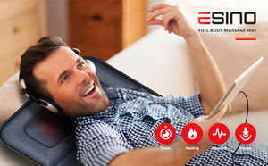 Materasso Massaggiante Riscaldante Pieghevole ESINO per Casa, Auto e Ufficio - Materasso Elettrico Portatile - Product Image 3