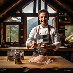 Sal del Himalaya Rosa orgánica aprobada por HACCP, granos finos y gruesos, embalaje personalizado para cocinar vitaminas y minerales complejos - Product Image 5