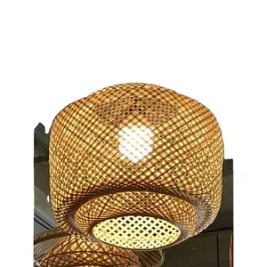 100% pure natural Bamboo lamp shade - A hand-made luxury bamboo items with the best price for decoration from Vietnam