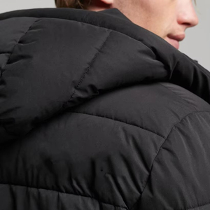 Veste matelassée personnalisée de style décontracté coupe-vent haute performance avec logo personnalisé pour vêtements pour hommes - Product Image 3