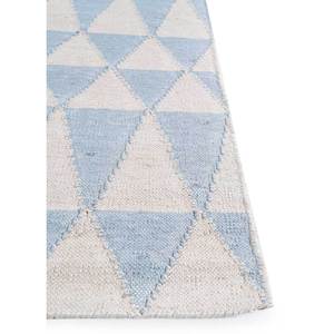 พรมทอเรียบลายเรขาคณิตสีน้ำเงินอินดัสบาร์ วิสโคส สำหรับใช้ในบ้าน-ADPV-13001 - Product Image 4