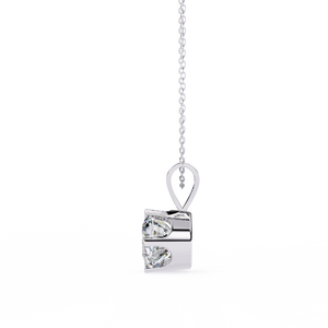 Magnifique pendentif et breloque en or 18 carats avec diamant de laboratoire pour femme - Product Image 2