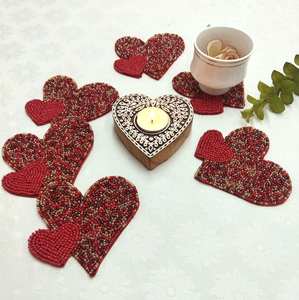 Dessous de verre en noyer Ensembles de dessous de verre en bois de noyer-Qualité supérieure - Product Image 6