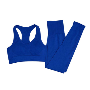 Vente directe d'usine ensemble de yoga pour femmes vêtements de fitness et d'entraînement ensemble de yoga pour femmes ensemble de yoga pour femmes taille haute - Product Image 3