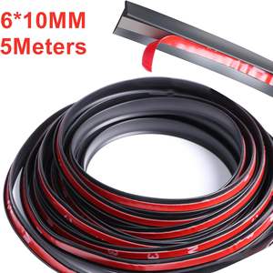 Bande d'étanchéité en forme de T bande d'étanchéité universelle auto-adhésive en caoutchouc Auto Weather Draft, étanchéité de moulage de bord de <span class=keywords><strong>pare</strong></span>-<span class=keywords><strong>brise</strong></span> de voiture - Product Image 5