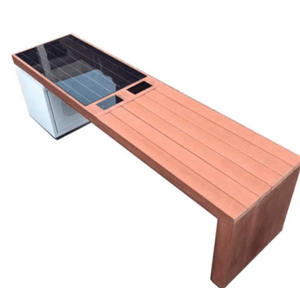 Banc intelligent d'extérieur avec recharge solaire intégrée - Product Image 4