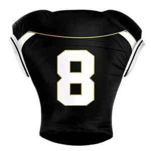 Maillot de football américain en matière douce, économique, OEM, 100% polyester, protection UV, impression par transfert, maillot de football américain - Product Image 2