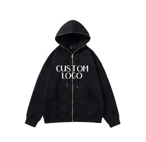 Ropa de calle personalizada para hombre, Sudadera con capucha de lana de 500GSM con logotipo bordado de chenilla, sudadera informal bordada con toalla cuadrada - Product Image 4