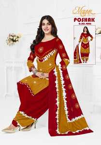 เดรสลำลองสไตล์วินเทจยาวถึงเข่าพิมพ์ลายผ้าโมเดรสแบบพรีเมียมพร้อมรอบเอวธรรมชาติสำหรับฤดูร้อน - Product Image 5