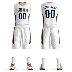Ensemble de shorts de basket-ball imprimés personnalisés pour l'été, uniformes d'équipe de performance personnalisés pour les scrimmages sportifs en gros - Product Image 5