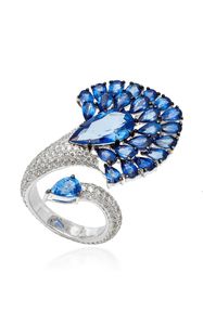 แหวนมรกตสีเขียวทรงโค้งมีสไตล์ ประดับเพชรแบบอเมริกัน ชุบทองคำขาว 18K ได้รับการรับรองจาก IGI เครื่องประดับวินเทจ - Product Image 4