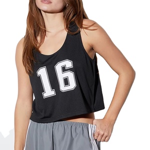 เสื้อเจอร์ซีย์อเมริกันฟุตบอลตาข่ายขนาดใหญ่ สไตล์สตรีทแวร์ฮิปฮอป สำหรับผู้หญิงและเยาวชน  รับสั่งทำตามแบบทีม - Product Image 1