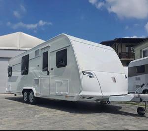 Caravana de Lujo Personalizada con Paneles Solares y Muebles, Remolque de Viaje Todoterreno Tipo Lágrima - Product Image 2