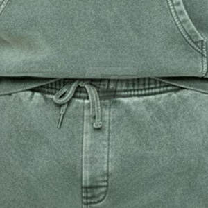 ชุดวอร์มผู้ชายทรงโอเวอร์ไซส์ ล้างสีแบบ Acid Wash ผ้าฝ้ายฟลีซเนื้อนุ่ม ชุดฮู้ดดี้และกางเกงจ็อกเกอร์ สำหรับสวมใส่ลำลองและสไตล์คนเมือง - Product Image 3