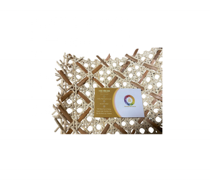 Hoja de bastón de mimbre Natural de 24 pulgadas de ancho, patrón rombal de ratán, tejido cerrado para muebles, manualidades, embalaje en rollo - Product Image 1