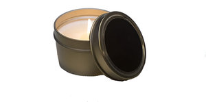 Bougie en pot en métal de luxe Offre Spéciale avec couvercle avec logo personnalisé de l'exportateur indien à un prix abordable - Product Image 4