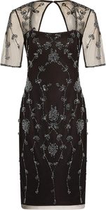 เดรสยาวถึงเข่าประดับด้วยลูกปัดที่สวยงามพร้อมเลื่อมและเงาตรงสำหรับงานเลี้ยงค็อกเทลปาร์ตี้งานราตรี - Product Image 6