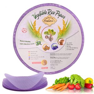กระดาษข้าวดอกอัญชันเวียดนาม – ผู้ผลิตที่ได้รับการรับรอง FSSC, HALAL, ISO, HACCP, โรงงานโดยตรง, รับผลิตแบบ OEM / แบรนด์ส่วนตัว - Product Image 1