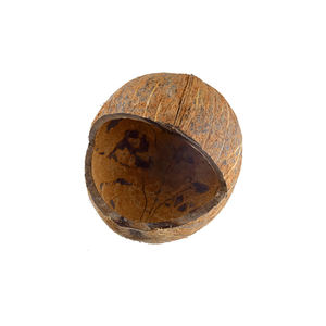 เครื่องให้อาหารนกกะลามะพร้าวธรรมชาติเป็นมิตรต่อสิ่งแวดล้อมทำด้วยมือชามอาหารสัตว์เลี้ยงทรงกลม - Product Image 5