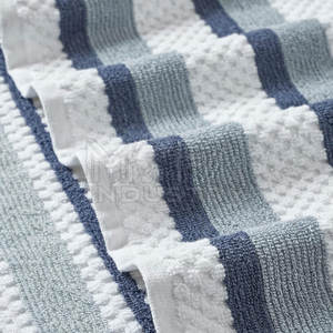 Toallas de baño ecológicas hechas de tela reciclada, suaves, gruesas, duraderas, Impresión de logotipo personalizado - Product Image 2