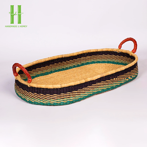 Hot Product Woven Natural Handmade Seagrass Baby Changing and Moses <b>Baskets</b> Wholesale Custom logo Accepted Made In Vietnam - Product Image 4