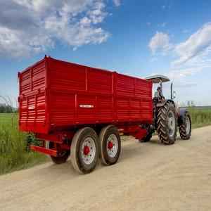 Remolque de granja de engranajes y motor de carga pesada a la venta Remolque de transporte de alta capacidad de bajo costo con entrega rápida - Product Image 2