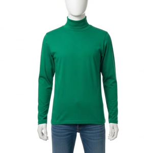 เสื้อยืดคอเต่าผ้าฝ้ายเป็นมิตรกับสิ่งแวดล้อม เนื้อผ้านุ่ม ระบายอากาศได้ดี ผลิตจากผ้าธรรมชาติ พร้อมการพิมพ์ซิลค์สกรีน สวมใส่สบาย เหมาะสำหรับใส่ทุกวัน แฟชั่นท็อปสำหรับผู้หญิงและผู้ชาย - Product Image 3