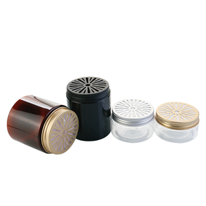 Rỗng 50ml 100ml 200ml 250ml 500ml xe làm mát không khí hương liệu nhựa rắn Nước hoa Jar với kim loại lỗ nắp - Product Image 6