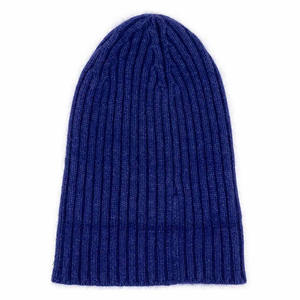 Customized Beans Caps For Unisex <b>Blue</b> Color Wool Material Regular Fit Lightweight Comfortable Foldable <b>Beanies</b> Caps - Product Image 1