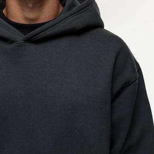 OEM Survêtements de jogging de haute qualité pour hommes Logo personnalisé 100% coton couleur unie Streetwear Plain pullover baggy homme 2 pièces ensemble - Product Image 4