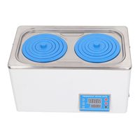 Professional Digital Water Bath Heater LCD Temperature Display Adjustable Settings for Laboratory Precision