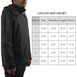 Chaqueta cortavientos de lluvia larga para hombre Premium 2025, moda deportiva de alta calidad, diseño impermeable a la moda para hombres - Product Image 6