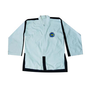 ชุดคาราเต้สำหรับเด็กทุกขนาดเครื่องแบบคาราเต้ผ้าฝ้าย100% พร้อมเข็มขัดศิลปะการต่อสู้ - Product Image 6