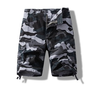 Choice 2025 Short cargo d'été pour hommes décontracté Design multi-poches solide avec 100% coton écologique Style tactique grande taille - Product Image 1